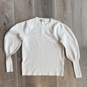 Autograph Ivory Puff Sleeve Top AS0152